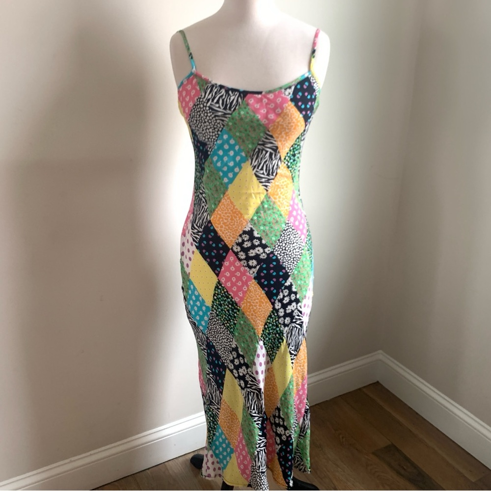 RIXO forTarget Sleeveless Patchwork Slip Dress Size XS - Picture 4 of 14